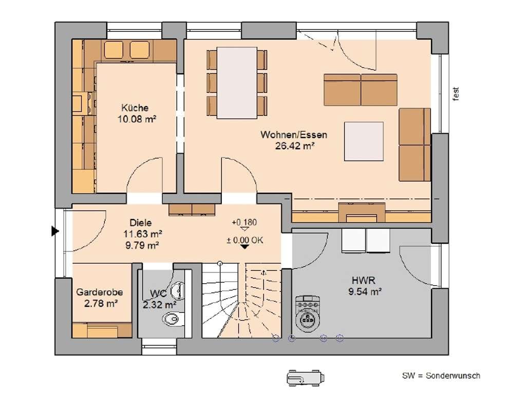 Immobilie in Reinsdorf - Individuell geplantes & massives Familienhaus mit 24 Monaten Festpreisgarantie! - Bild 2