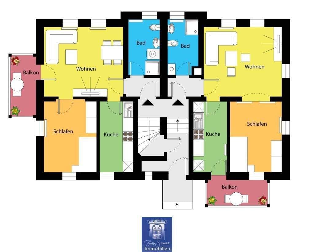 Immobilie in Freital - Vollvermietetes Mehrfamilienhaus im Altbau-Stil mit großer Gartenfläche in ruhiger Seitenstraße! - Bild 1