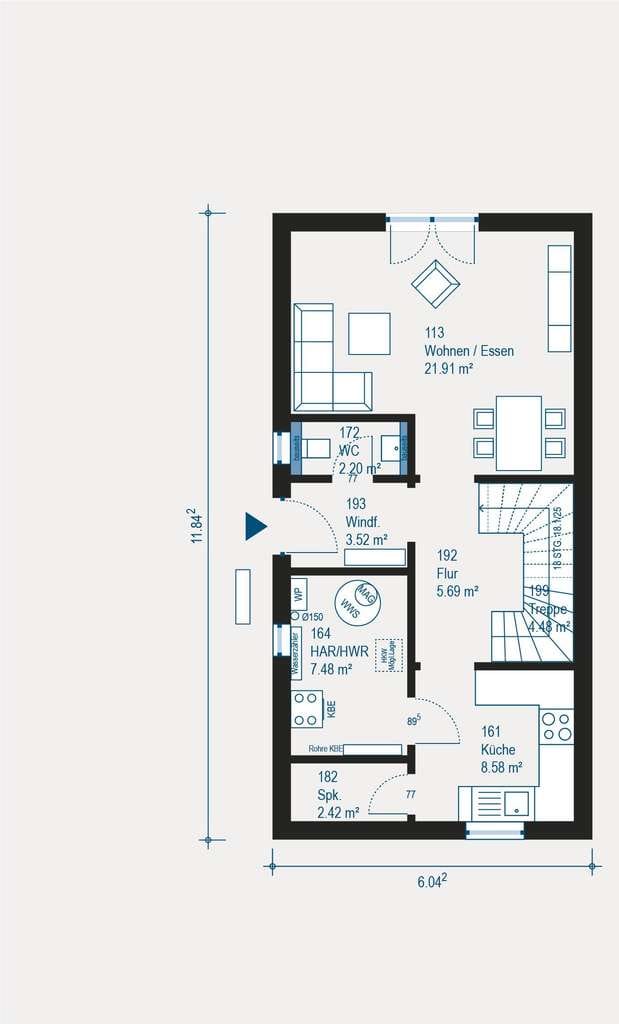 Immobilie in Wörthsee - Großzügig leben, individuell gestalten - Euer Zuhause im Doppelhaus Double 2 - Bild 1