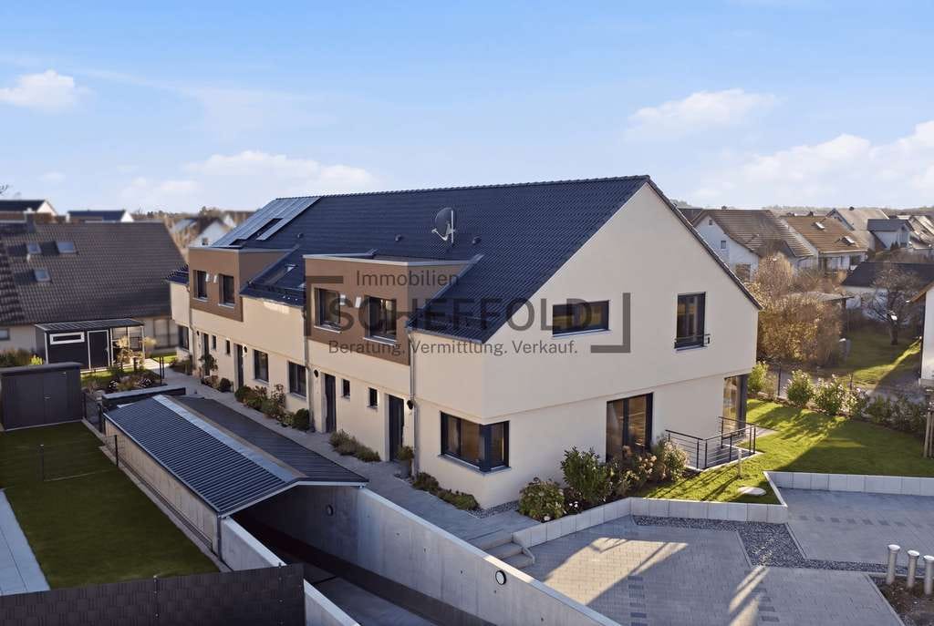 Immobilie in Bellenberg - Modernes Wohnen! Hochwertiges Neubau-Reiheneckhaus mit durchdachtem Grundriss und eigenem Garten - Bild 1
