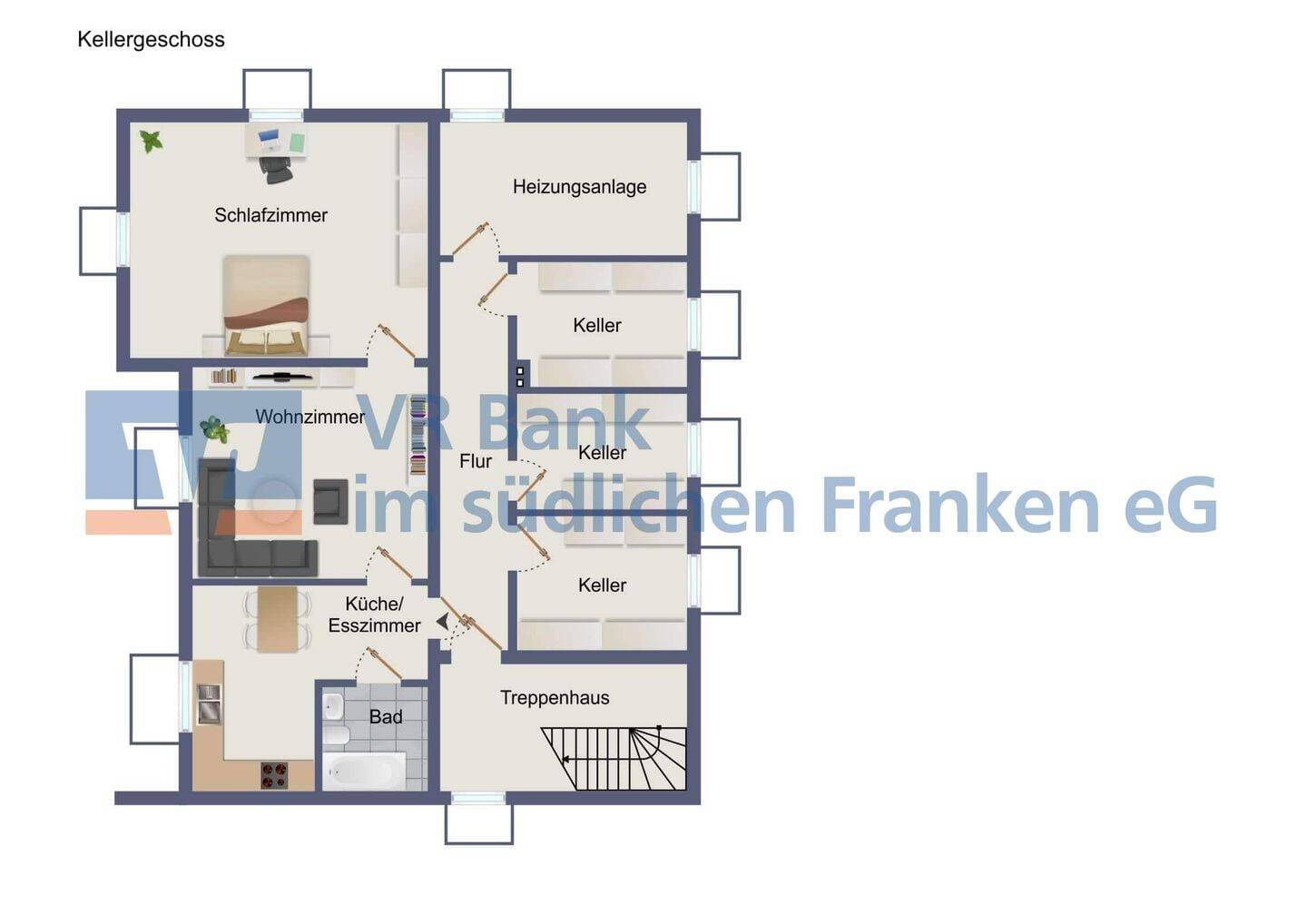 Immobilie in Feuchtwangen - Stabile Einnahmen trifft Werterhalt - modernisiertes 3-Familienhaus - Bild 4