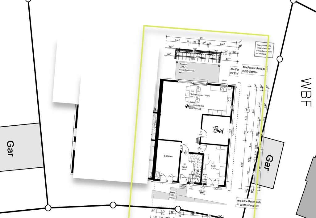 Immobilie in Riegel - Bauplatz inklusive!  EG Wohnung mit ebenerdigem Garten-Zugang - Bild 1