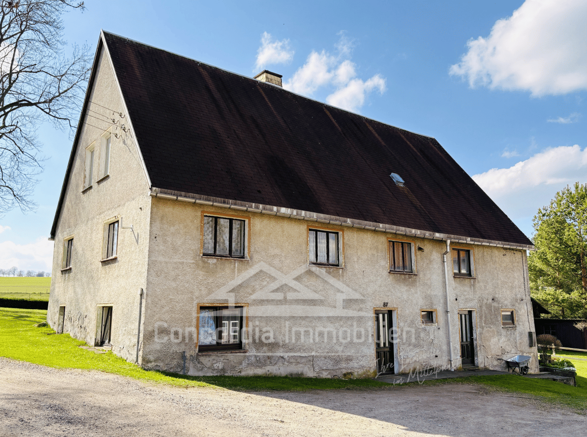 Immobilie in Hartmannsdorf-Reichenau - Ländliches Anwesen mit Wohnhaus, Scheune und Nebengebäuden auf großzügigem Grundstück. Viel Platz für Wohnen, Arbeiten und individuelle Entfaltung - Bild 2