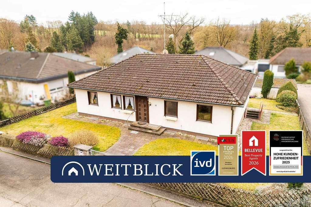 Immobilie in Affalterbach - WEITBLICK: Bungalow-Liebhaber aufgepasst! - Bild 0