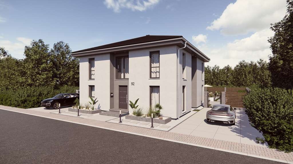 Immobilie in Badenheim - Massive Stadtvilla in Fertighaus-Bauweise von Einsteinhaus. - Bild 1