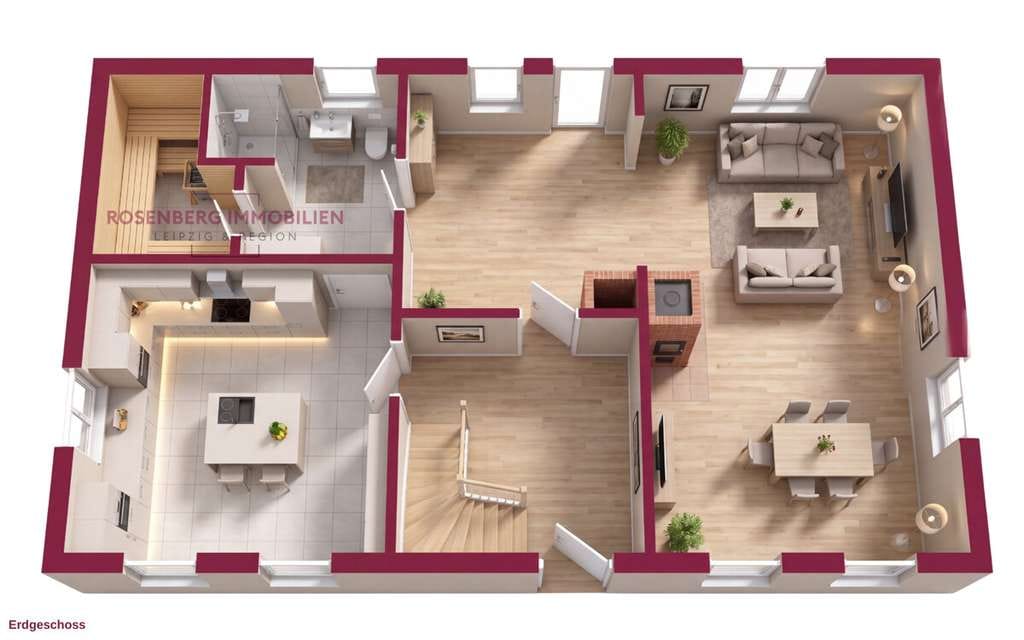 Immobilie in Machern - Historisches Landhaus mit ca. 130 m² Wohnfläche und großem Grundstück in Machern bei Plagwitz - Bild 1
