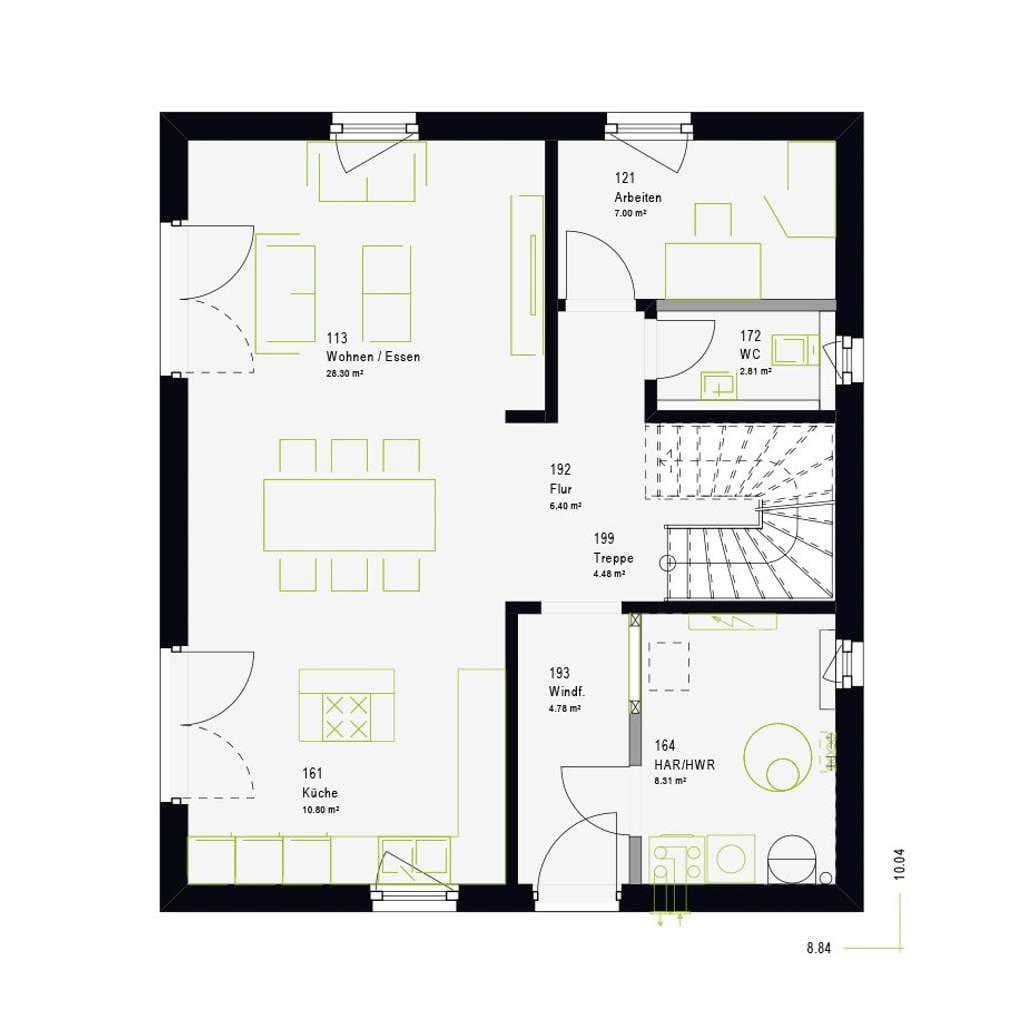 Immobilie in Blaichach - Modernes Familienhaus - massa LifeStyle 14.04 S mit Garten, Büro & Ankleide - Bild 1