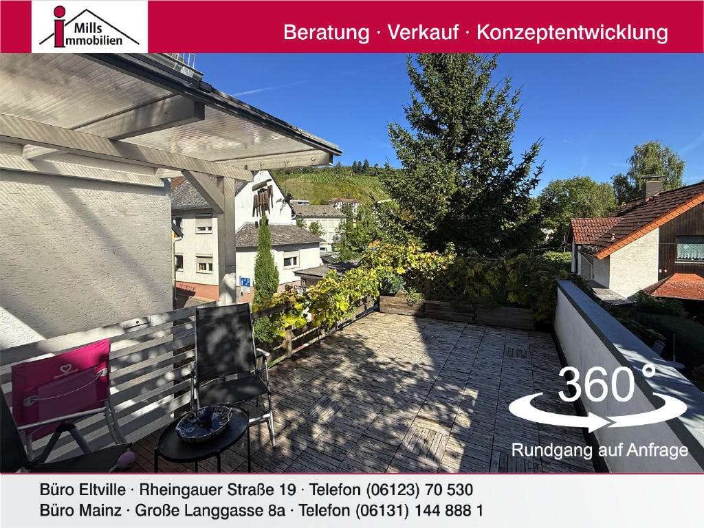 Immobilie in Eltville am Rhein - Ideale alternative zu einer Eigentumswohnung: Attraktives freistehendes Einfamilienhaus teilwe - Bild 0