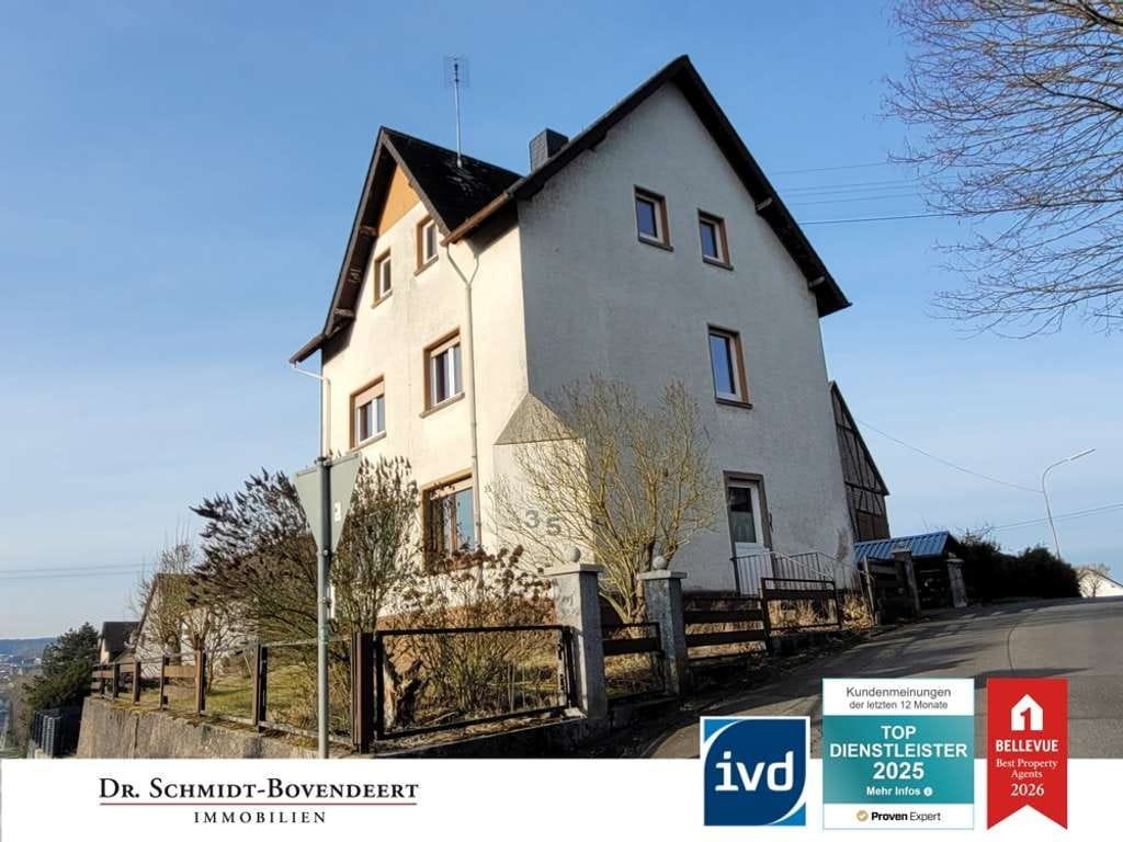 Immobilie in Steinebach an der Wied - Familiendomizil mit großzügigem Nebengebäude Nähe Hachenburg - Bild 0