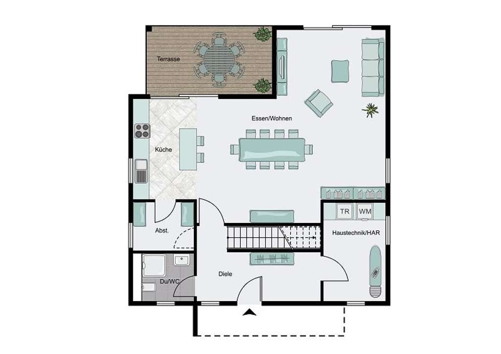 Immobilie in Tüßling - STREIF Traumhaus für die ganze Familie in ruhiger Lage incl. Grundstück! - Bild 1