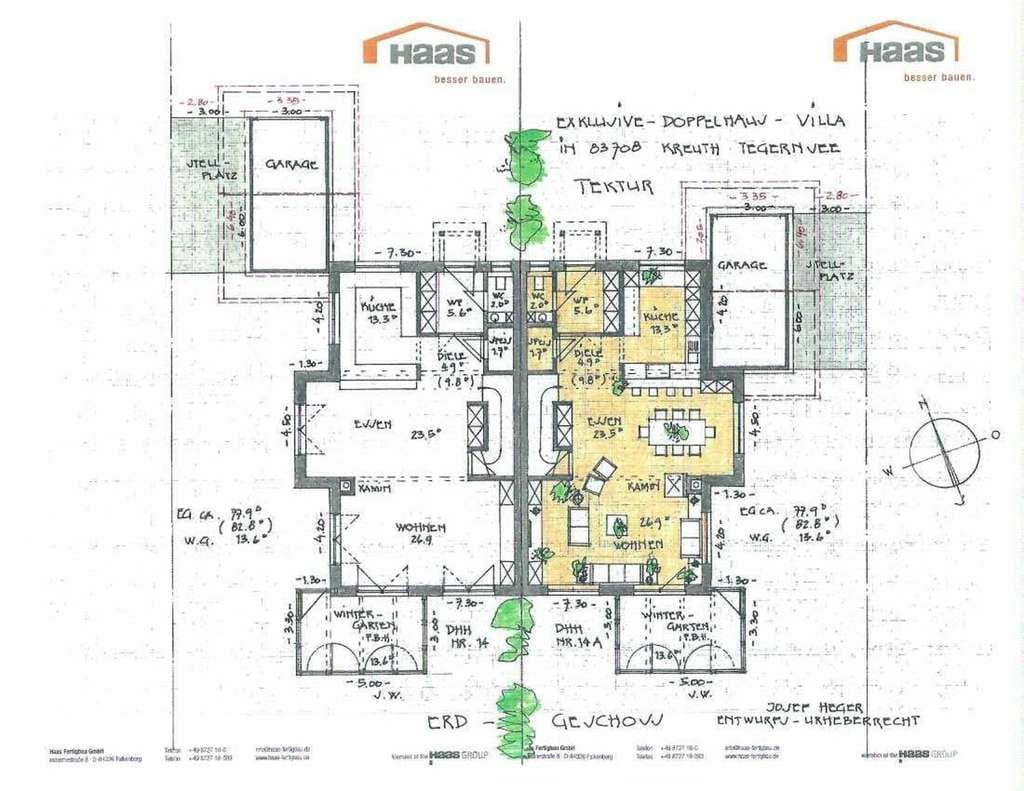 Immobilie in Kreuth - Exklusive- Doppelhaus-Villa - Bild 1