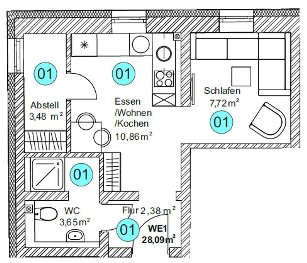 Immobilie in Fridingen an der Donau - KfW-40-Apartments - ideal für Eigennutzer und Anleger - Bild 0