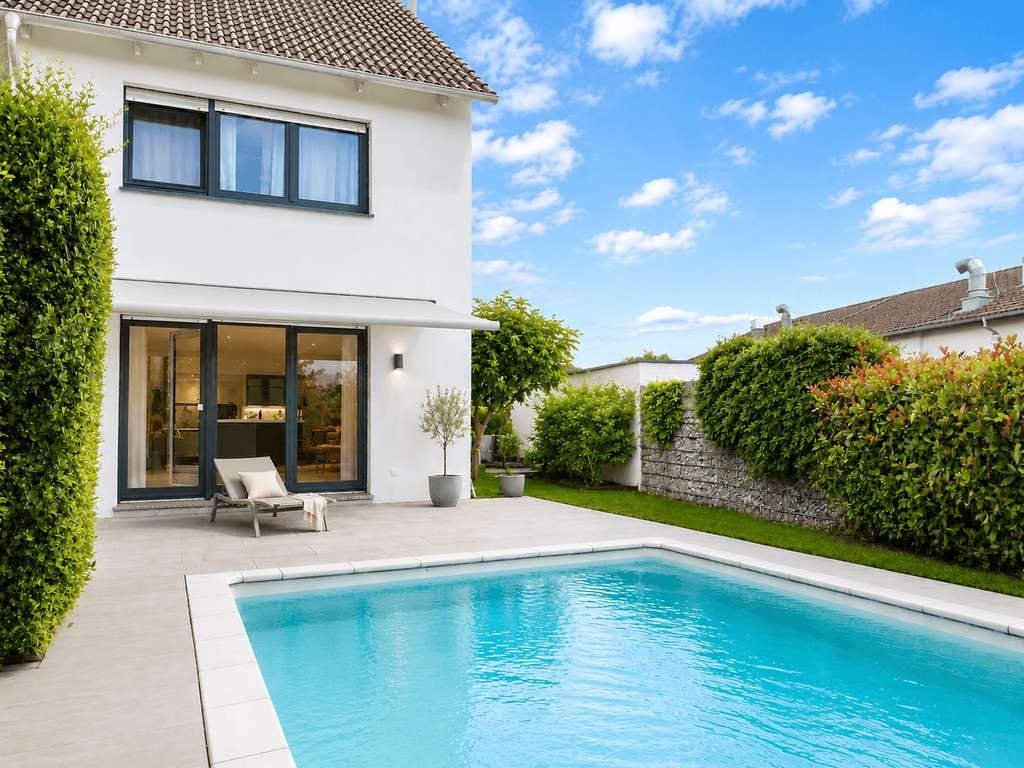 Immobilie in Wittnau - Einziehen, Wohlfühlen, Genießen – Modernes Reihenendhaus mit Pool und EEK A+ in Wittnau - Bild 0