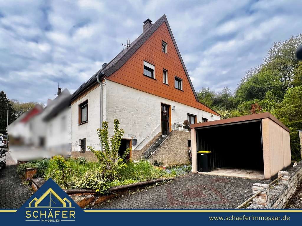 Immobilie in Großrosseln - Doppelhaushälfte mit Garten und Garage - Ihr Sanierungsprojekt mit Potenzial in Großrosseln - Bild 0