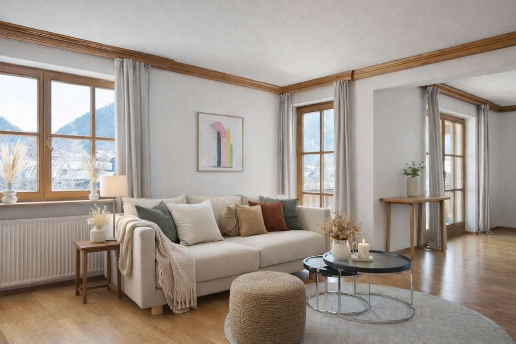 Immobilie in Tegernsee - Wie im eigenen Landhaus – Maisonettewohnung in sonniger Ruhelage ein paar Meter zum Seeufer - Bild 2