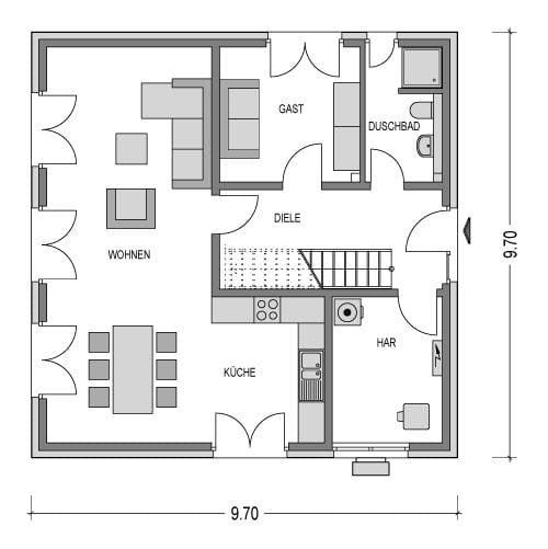 Immobilie in Ludwigslust - Die kleine, luxuriöse Villa für die ganze Familie. - Bild 1