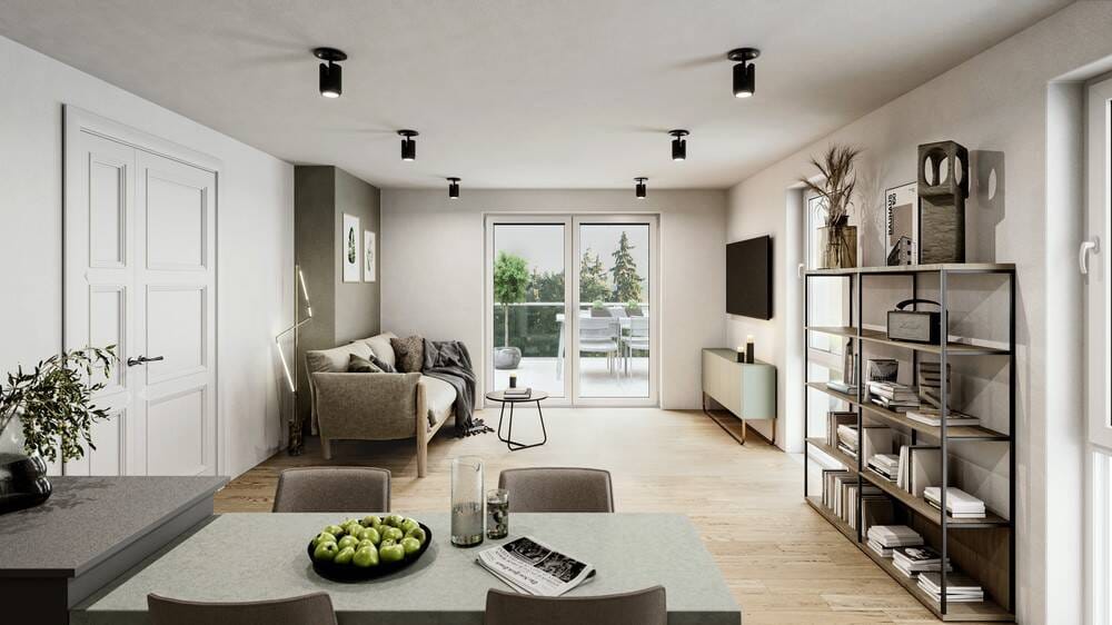 Immobilie in Ellingen - WOHNEN AM AMSELWEG - NEUBAU 4-Zimmer-Eigentumswohnung MIT BALKON - Bild 2