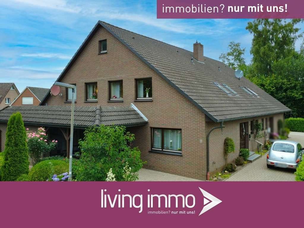 Immobilie in Friesoythe - Großzügige Doppelhaushälfte mit 163 m², Garage & Carport in Friesoythe - Bild 0
