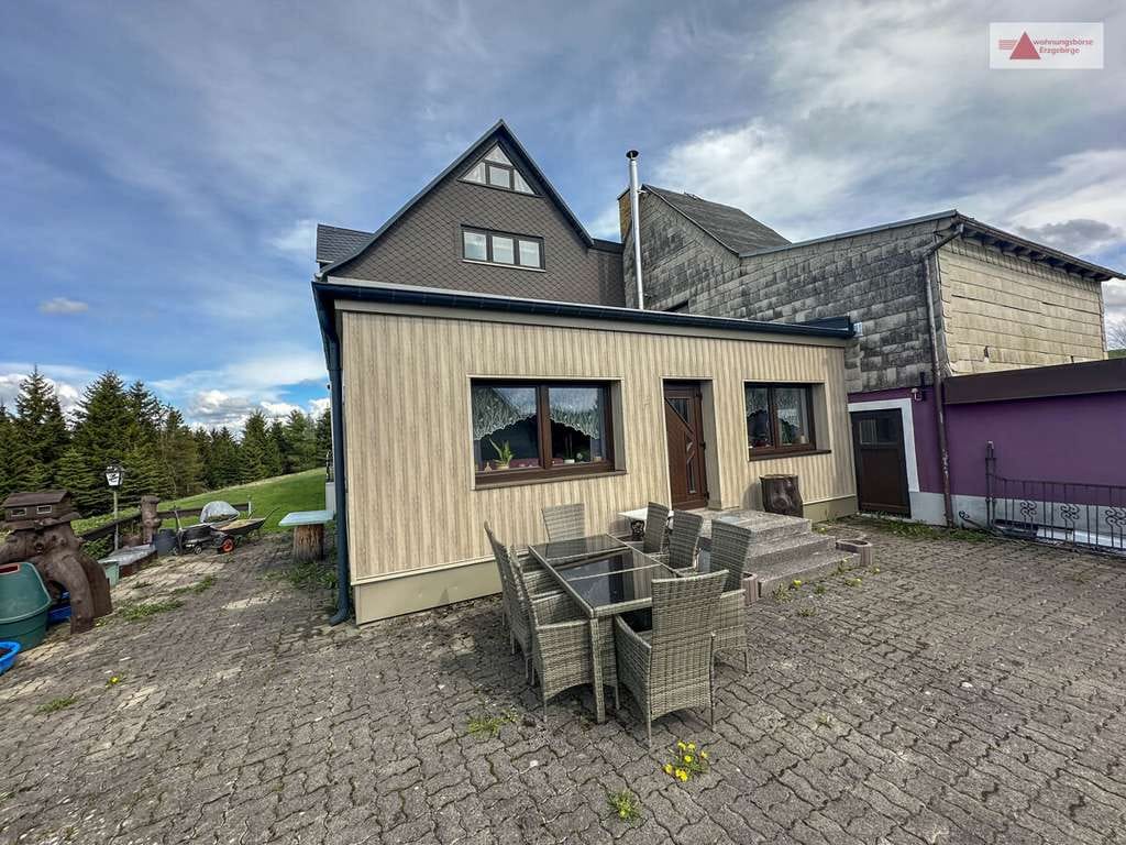 Immobilie in Marienberg - Ehemaliger Berggasthof in Alleinlage: Marienberg im Erzgebirge: 46.360 m² Grundstück, PV & Gästezimm - Bild 4