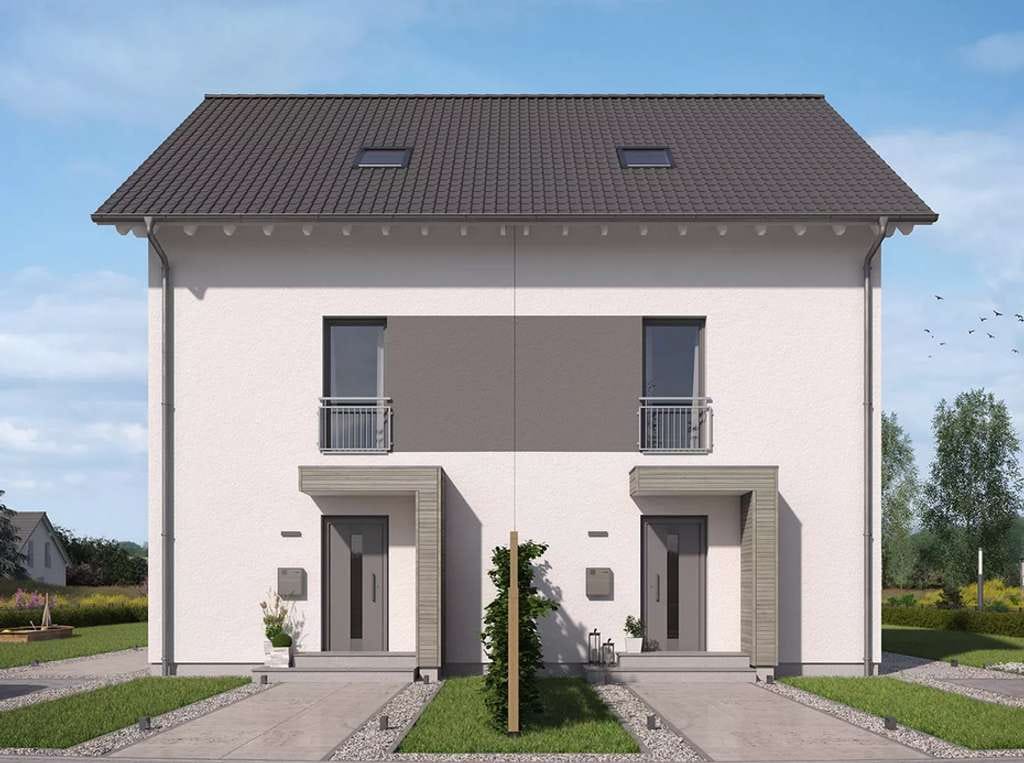 Immobilie in Pöttmes - Neubau von 4 Doppelhaushälften mit Keller in Pöttmes - GRUNDSTÜCK IM PREIS ENTHALTEN - Bild 3