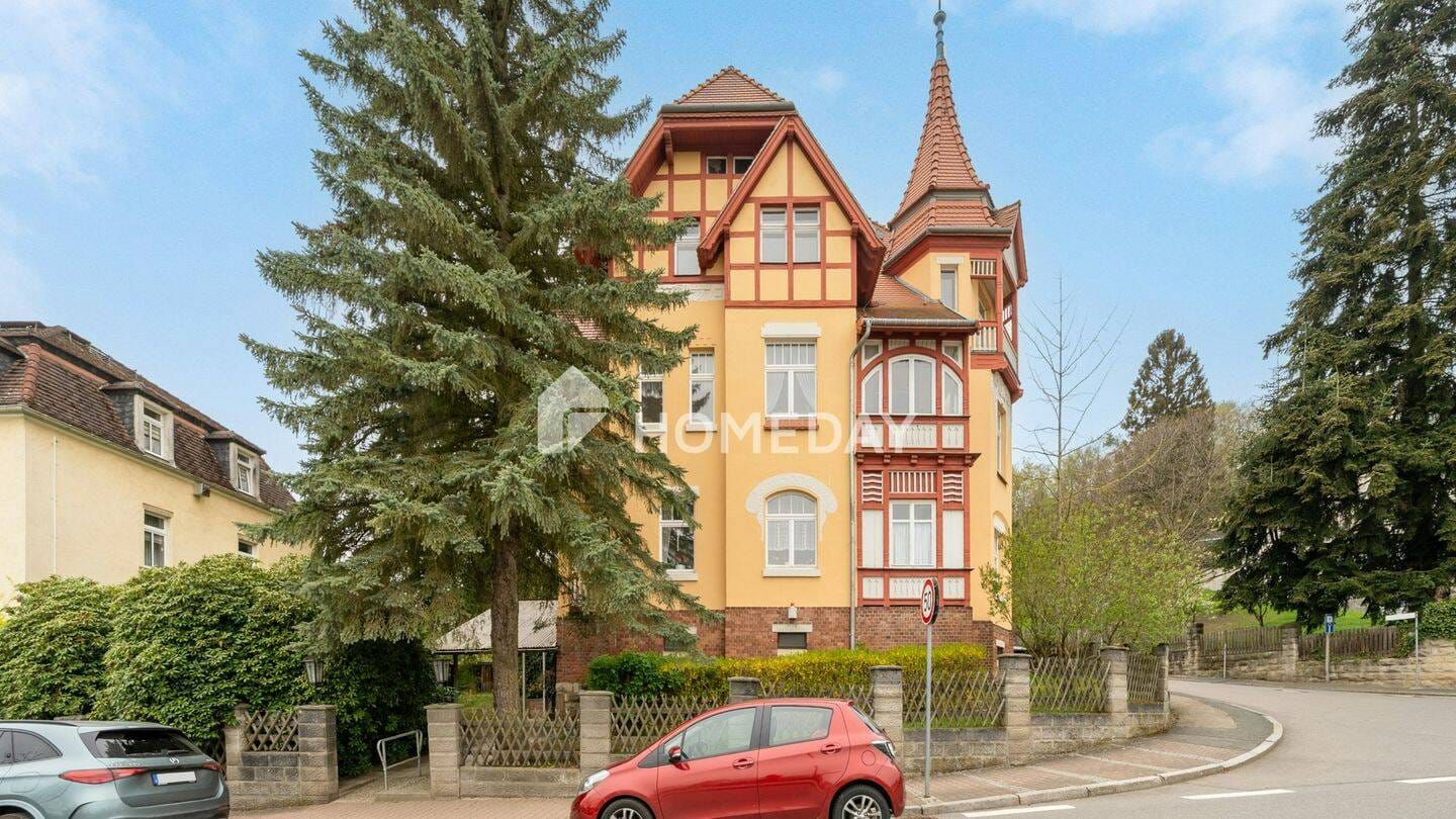 Immobilie in Tharandt - Jugendstil-Villa mit Turm, Garten und drei Einheiten - Bild 2