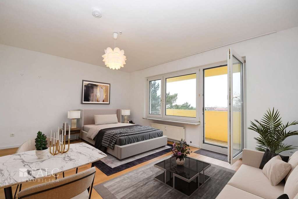 Immobilie in Kriftel - Moderne Single-Wohnung mit Balkon-Blick über Kriftel - Bild 1