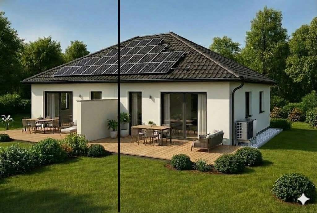 Immobilie in Flammersfeld - Neubau - Exklusive Doppelhaushälfte im Bungalowstil mit Stellplatz - KfW 296 gefördert  - Bild 1