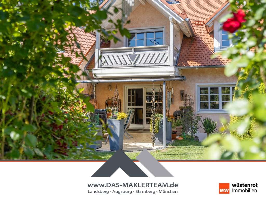 Immobilie in Klosterlechfeld - Exklusive Maisonettewohnung in traumhaft ruhiger Lage– Schlösschen-Architektur, Garten & 2 TG-Plätze - Bild 1