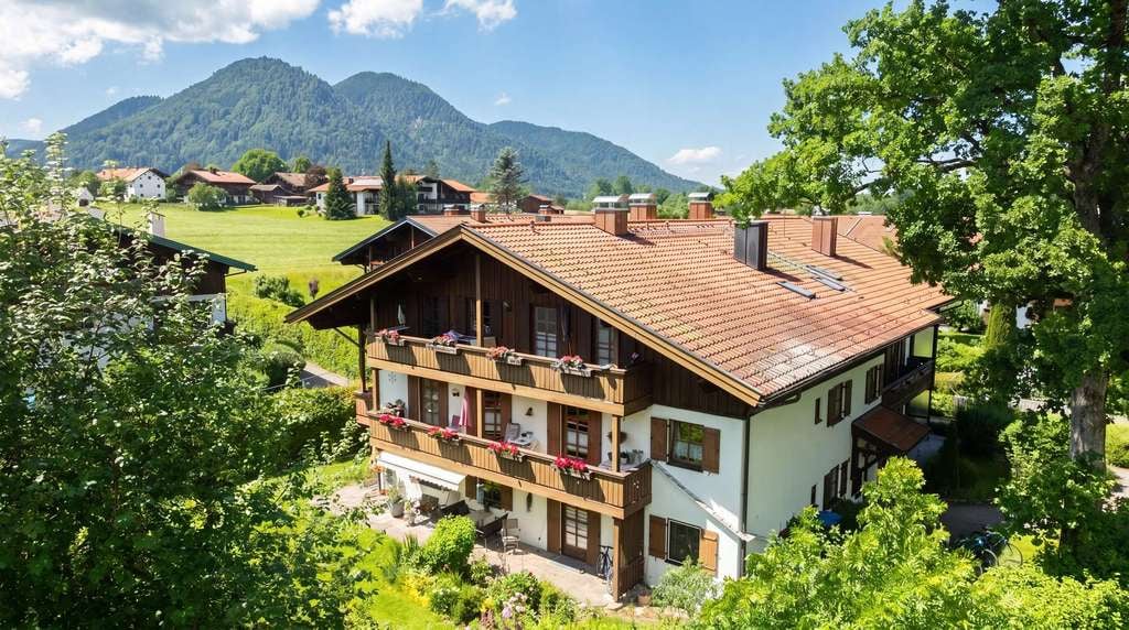 Immobilie in Ruhpolding - Mit zwei sonnigen Terrassen: Attraktive 3-Zimmer-Erdgeschosswohnung in Ruhpolding - Bild 0