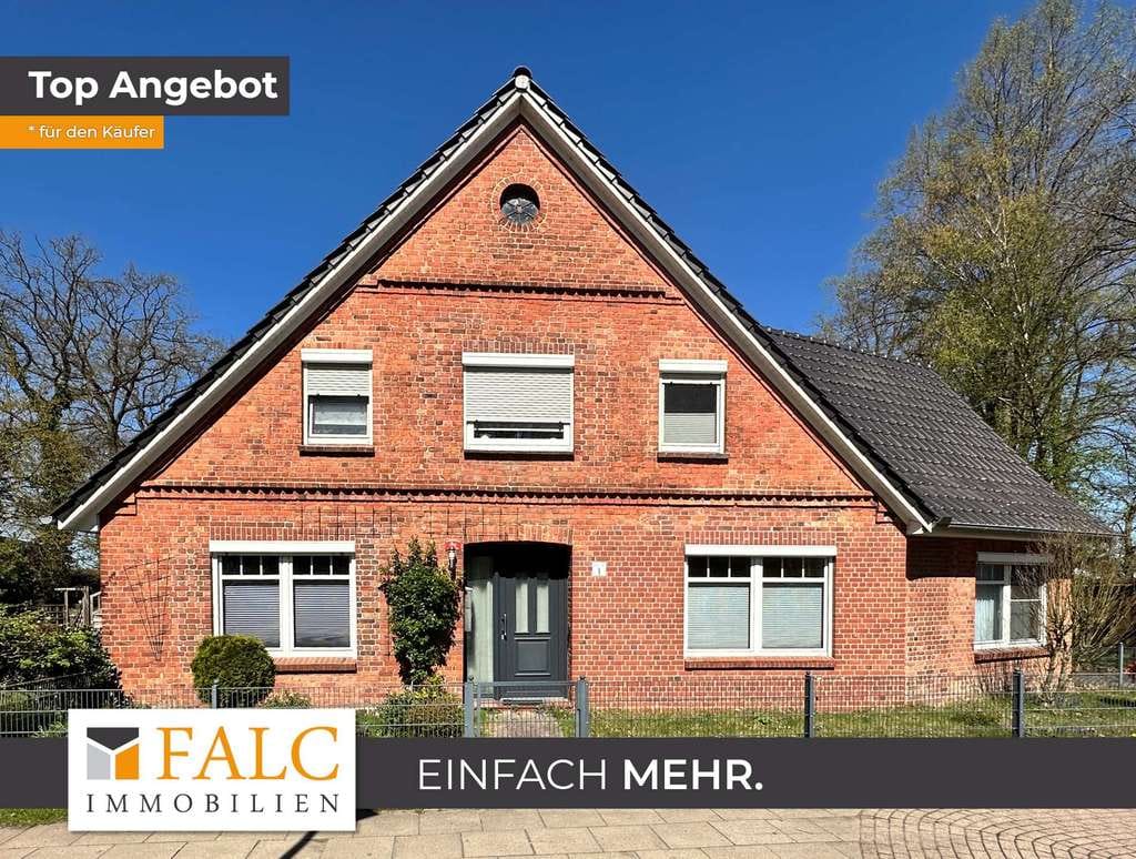Immobilie in Burweg - Einfamilienhaus mit Einliegerwohnung und Baugrundstück in zentraler Lage von Himmelpforten - Bild 0
