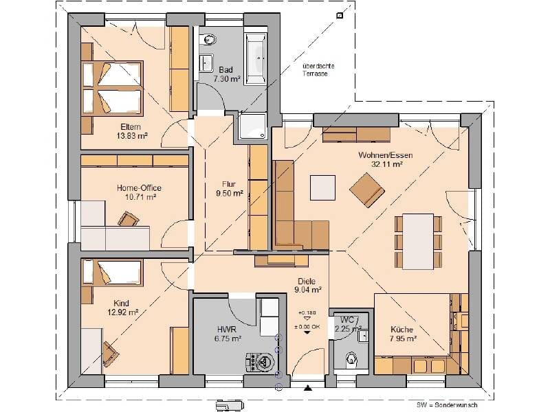 Immobilie in Kospoda - Individuell geplantes Ausbauhaus von Kern-Haus! - Bild 2
