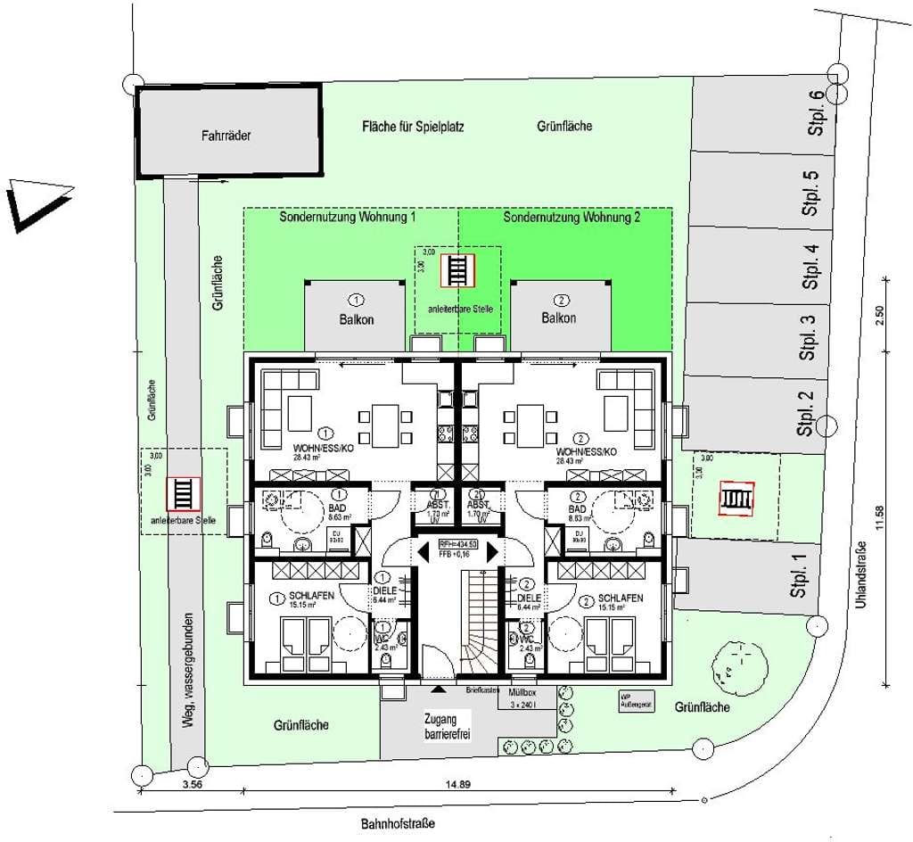 Immobilie in Nehren - Attraktive Neubauwohnungen im Herzen von Nehren – mit nur 4 Wohnungen - Bild 1