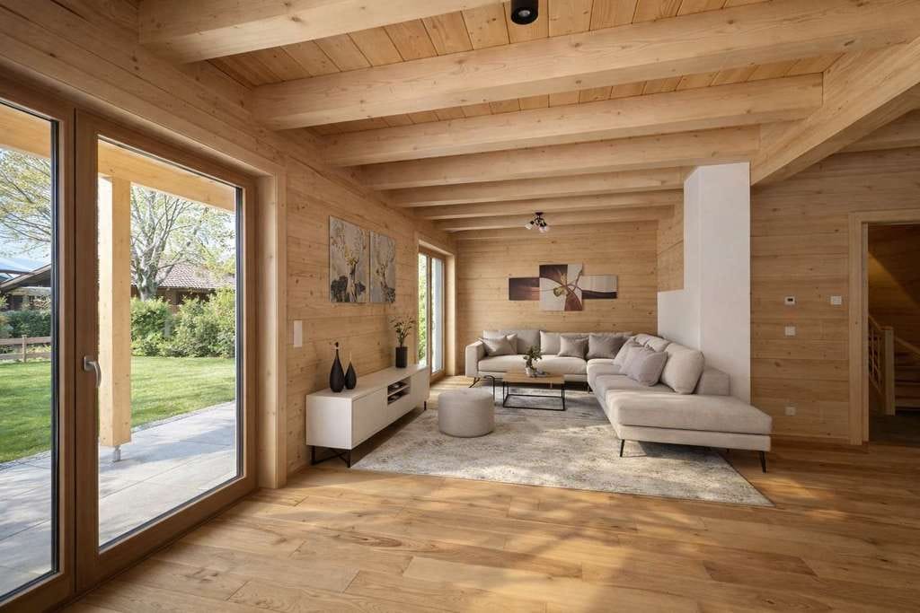 Immobilie in Gmund - Exklusives Bio-Blockhaus mit alpinem Charme und modernem Wohnkomfort - Bild 1