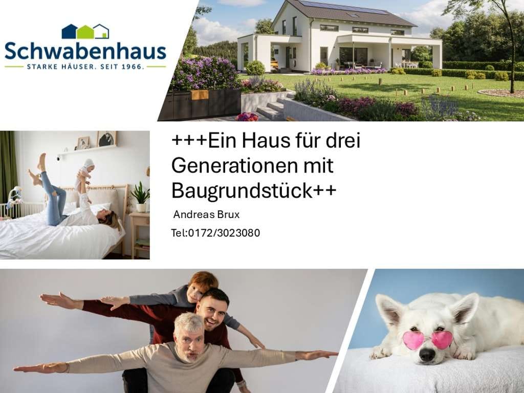 Immobilie in Mühlenbecker Land - +++ Dein zwei Generationshaus, wenn Opi und Omi mitziehen inkl. Baugrundstück+++ Tel:0172/3023080 - Bild 0