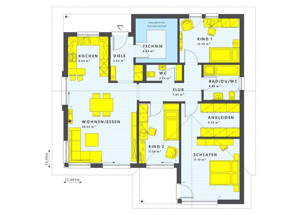 Immobilie in Nindorf - Dein individuelles LivingHaus: Ein Bungalow ganz nach deinen Wünschen und 18 monatiger Festpreisgara - Bild 4