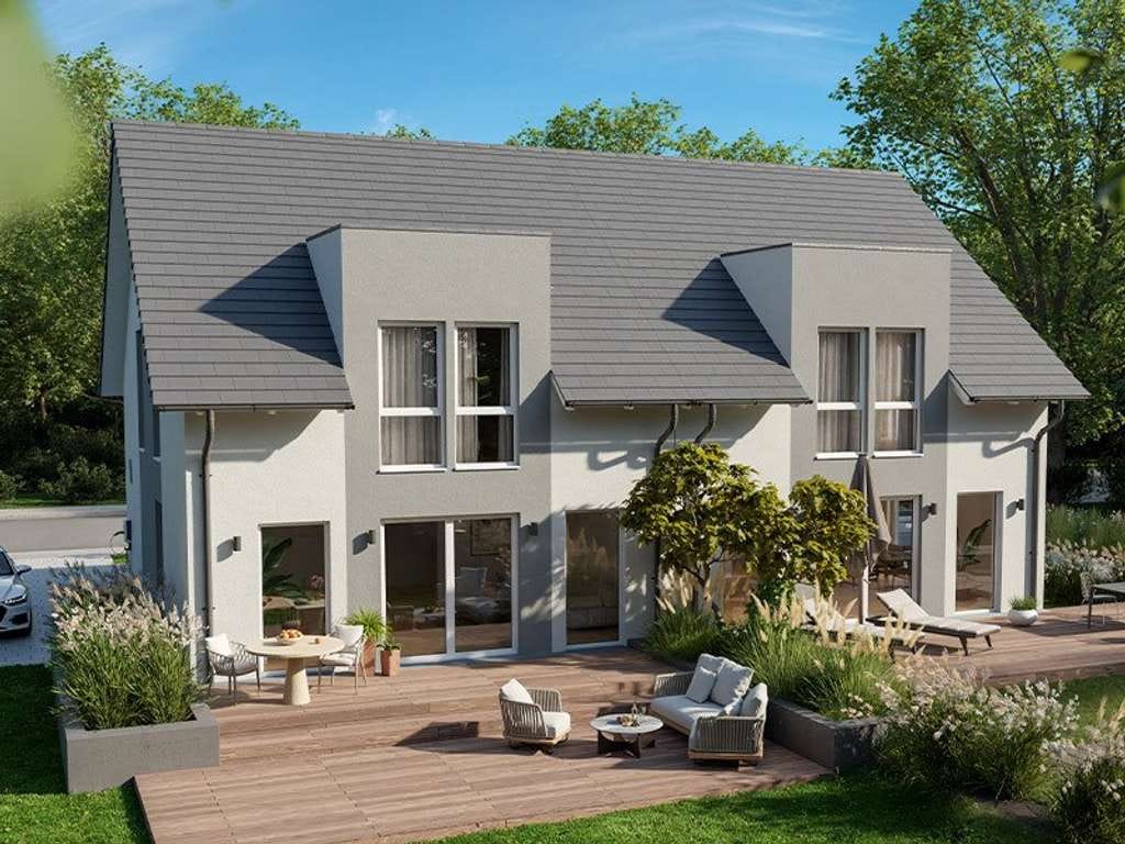 Immobilie in Hepberg - Exklusive DHH mit Garage und PV-Anlage - Bild 0