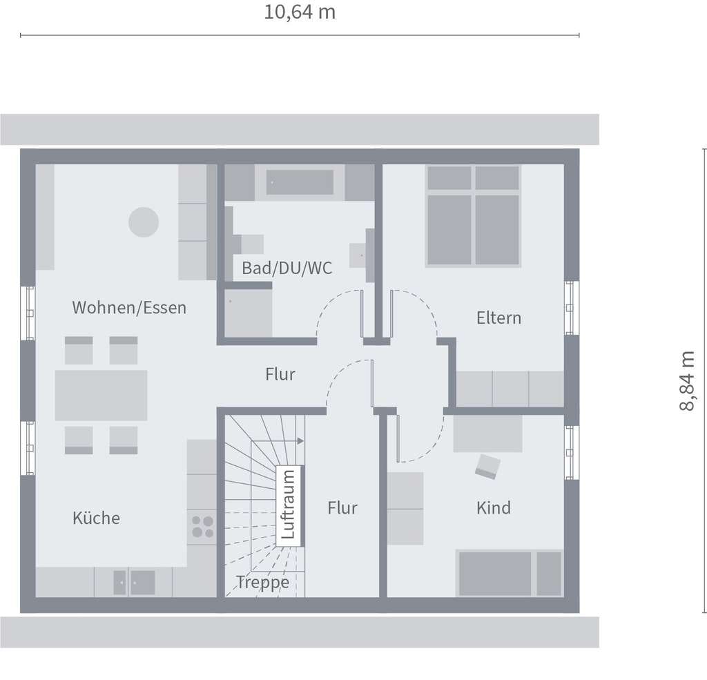 Immobilie in Gosen-Neu Zittau - Zweifamilienhaus ! Je Wohnung/Familie mit halben Grundstück nur 324.500,-EUR ! Gut finanzierbar ! - Bild 2