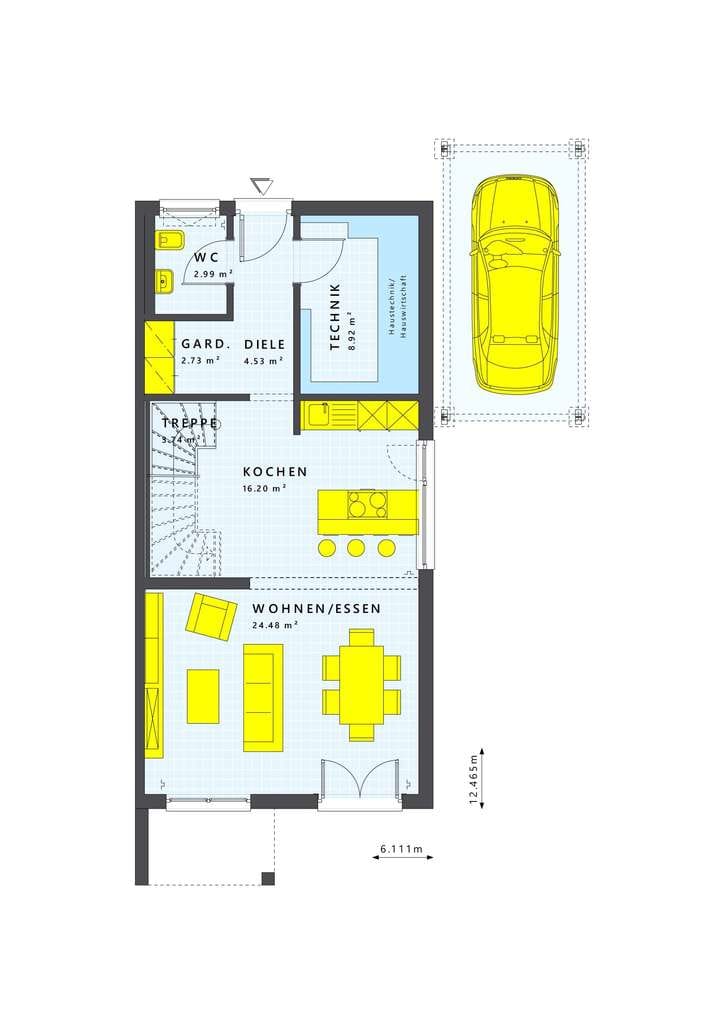 Immobilie in Berkheim - TRAUMHAUS MIT GRUNDSTÜCK - Unterkellerte Doppelhaushälfte lässt keine Wünsche offen!  - Bild 2