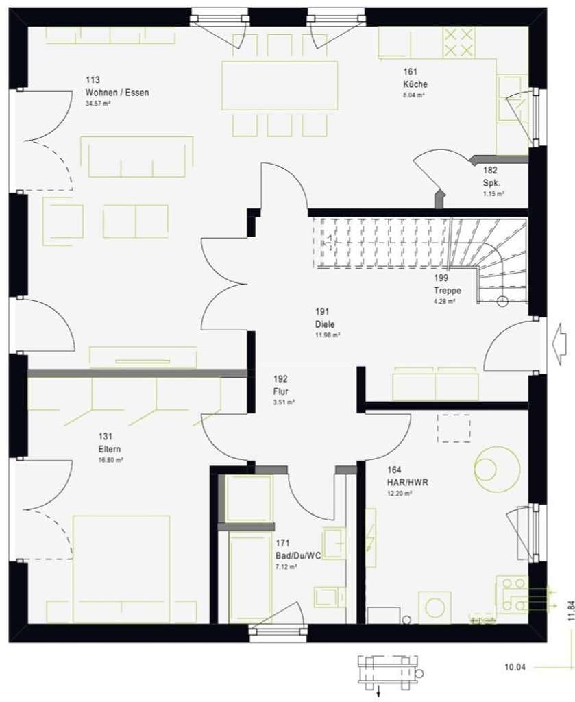 Immobilie in Kördorf - Das LifeStyle 17.01S - Energieeffizient bauen und wohnen mit massa Haus! - Bild 4