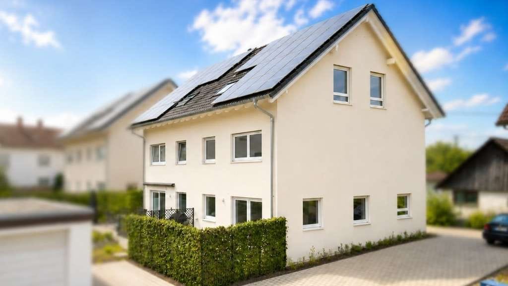 Immobilie in Maselheim - Nachhaltig wohnen in Äpfingen – Exklusive KfW-55-Doppelhaushälfte mit Erdwärme, PV und gehobene - Bild 1
