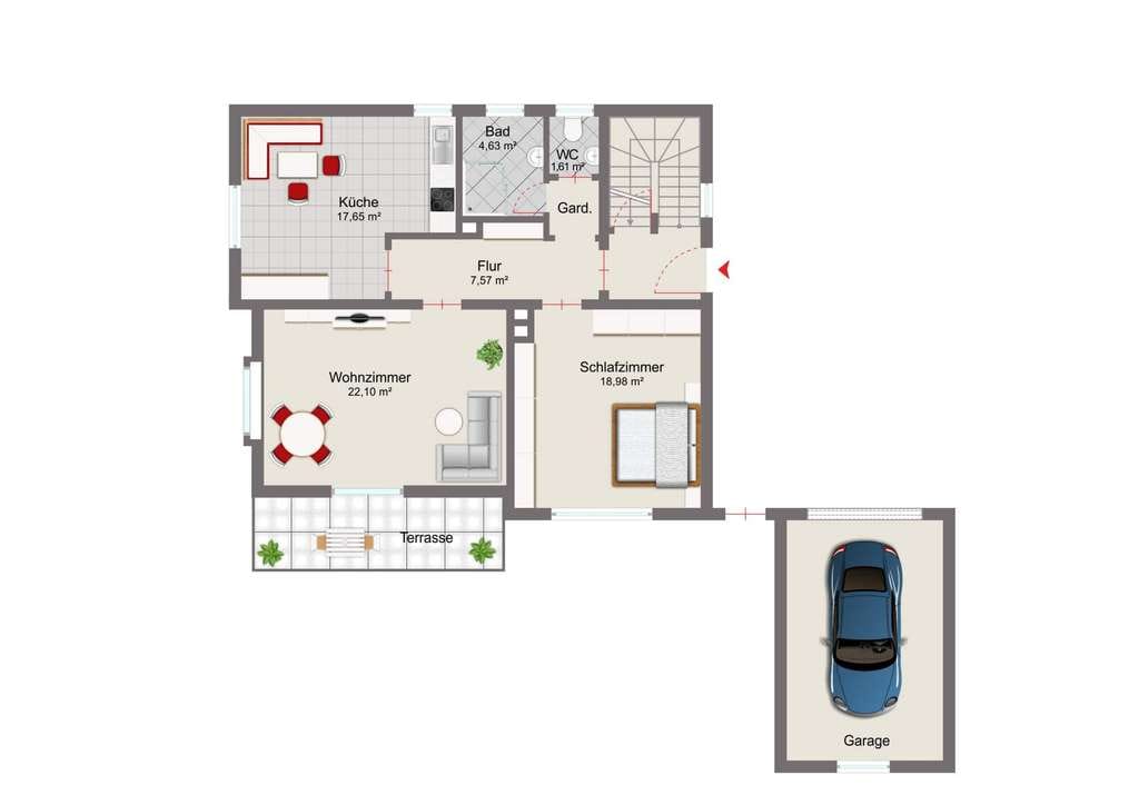 Immobilie in Mammendorf - Ein- bzw. Zweifamilienhaus in Nannhofen - Bild 1