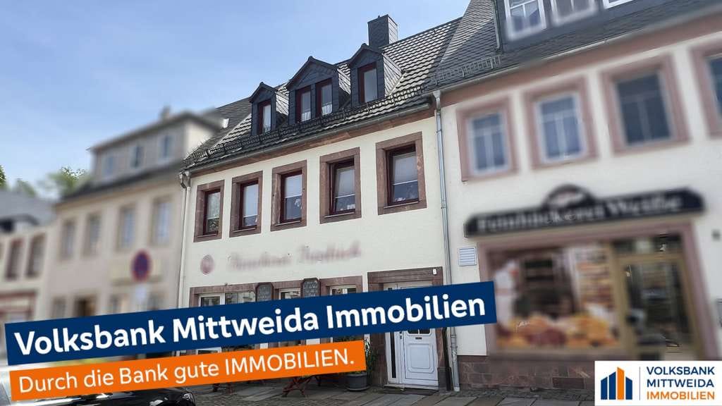 Immobilie in Rochlitz - Wohnhaus mit Ladengeschäft im Erdgeschoss in zentraler Lage - Bild 0