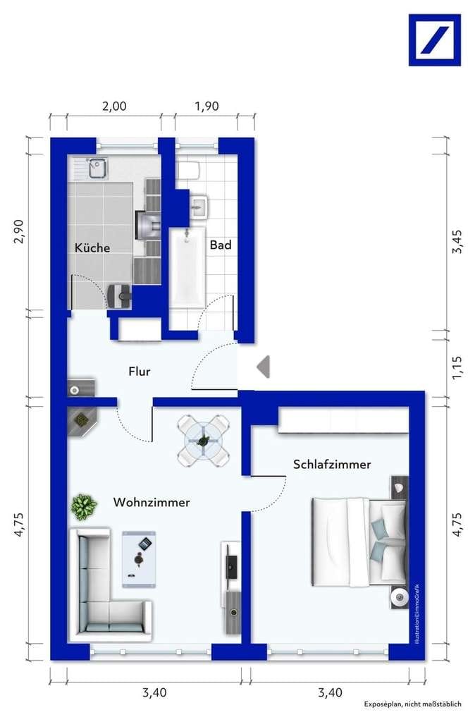 Immobilie in Frohburg - Wohnung in Frohburg - Bild 2