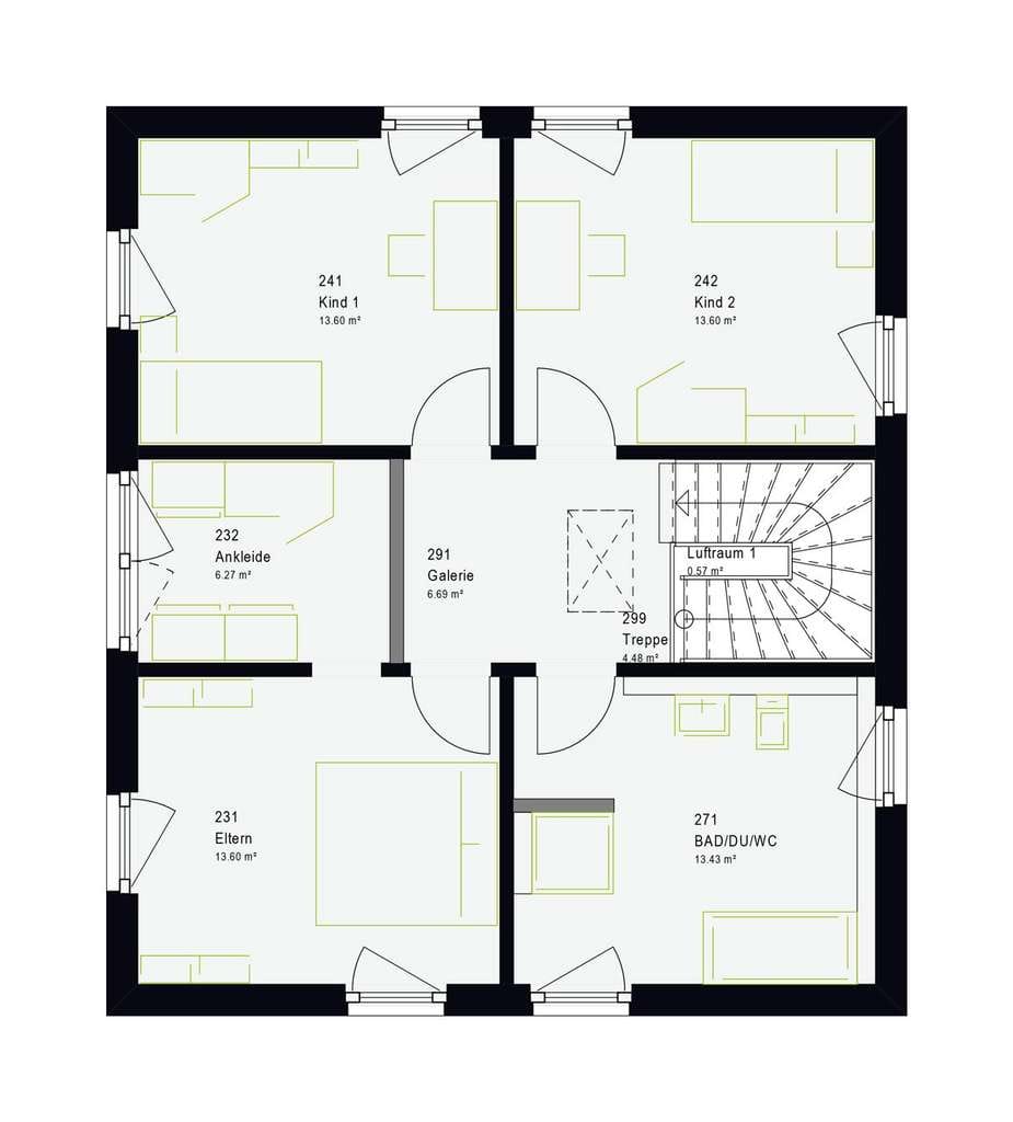 Immobilie in Budenbach - traumhafte 145 m² Stadtvilla mit vielen Fenstern! Ausbauhausvariante - Bild 4