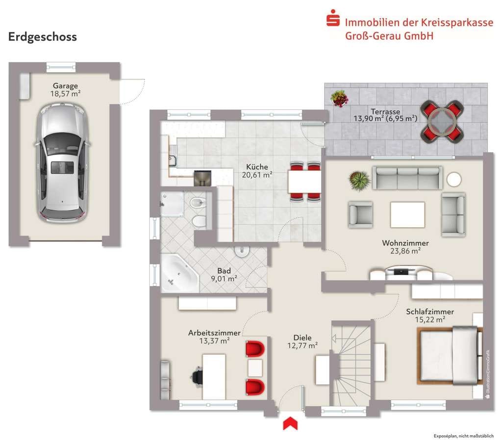 Immobilie in Groß-Rohrheim - Bungalow in beliebter Lage - Bild 2
