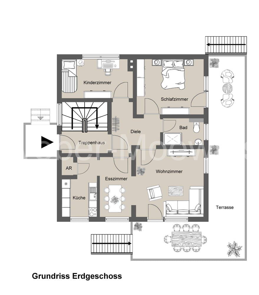 Immobilie in Windeck - Mehrfamilienhaus mit großem Garten, Terrasse und Garage - Bild 2