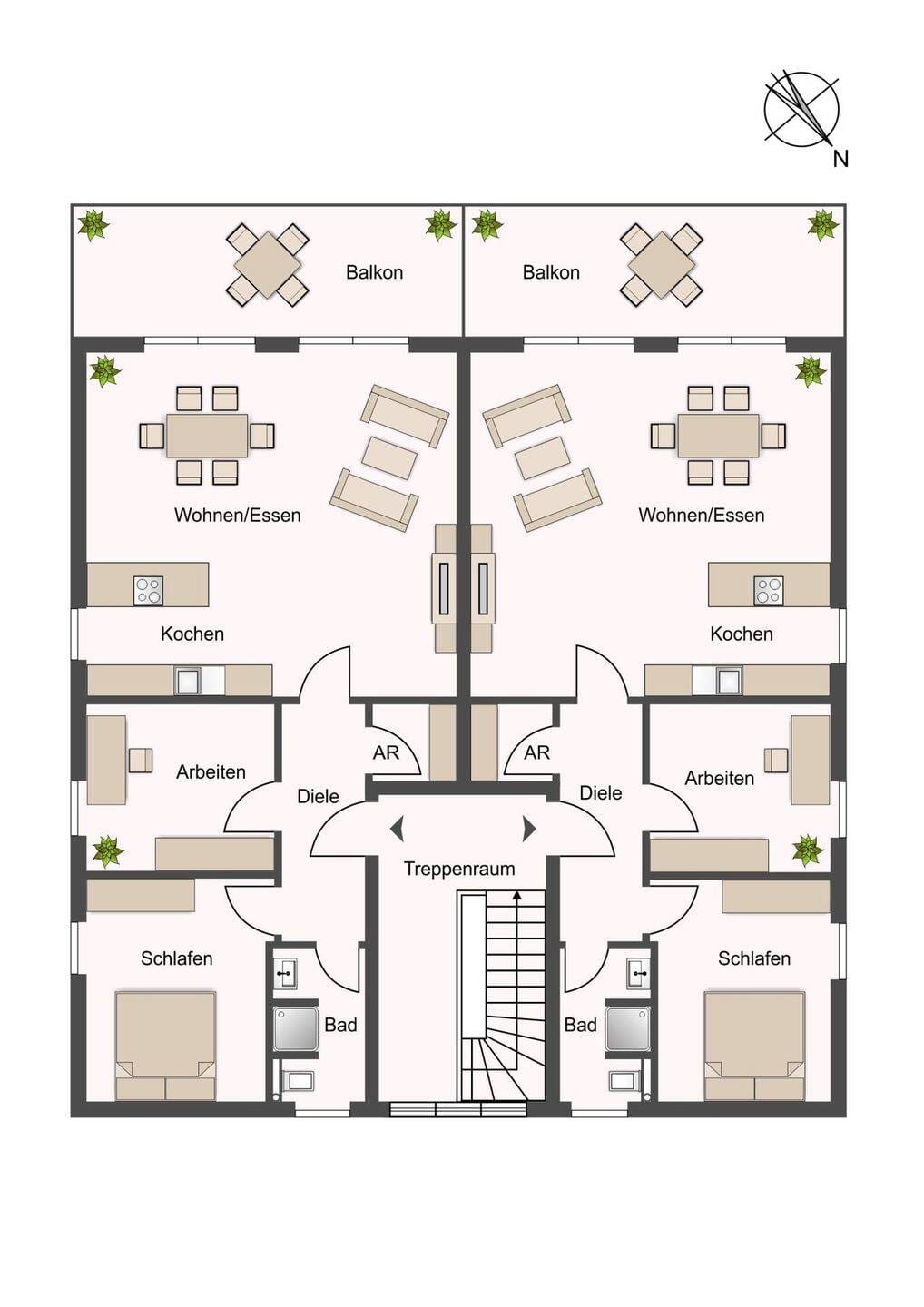 Immobilie in Siek - Zeitlos - modernes Zinshaus nach aktuellen energetischen Standards in begehrter Lage von Siek. - Bild 1