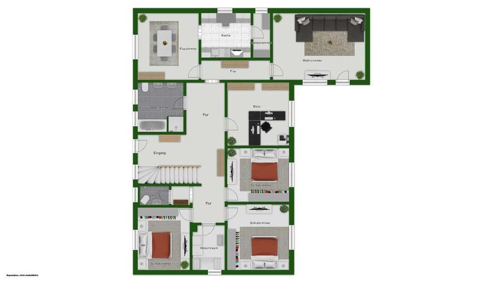 Immobilie in Kirchdorf am Inn - Wohnen auf einer Ebene - Großzügiger Bungalow mit Entwicklungspotenzial in Kirchdorf am Inn - Bild 3