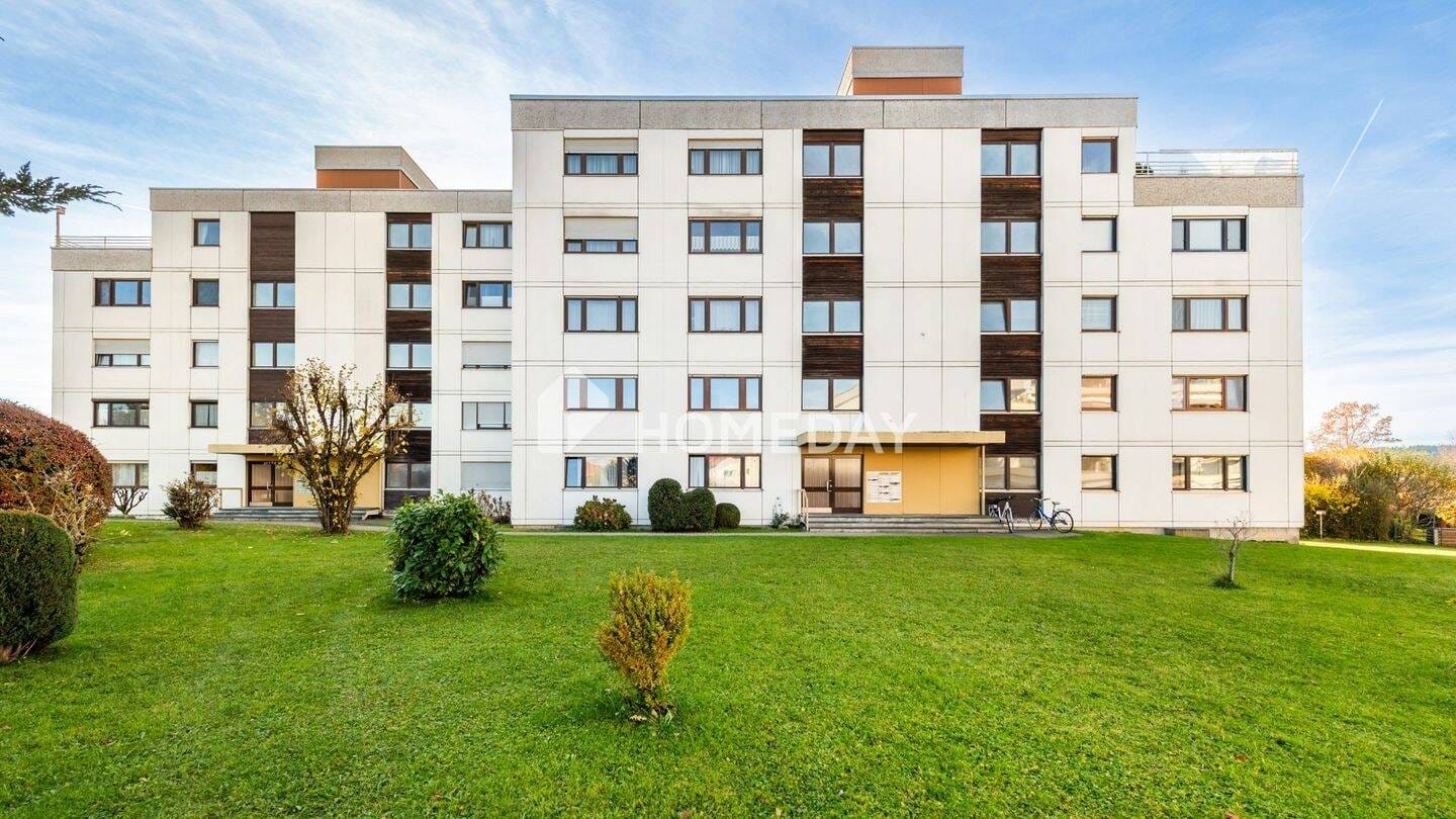 Immobilie in Waltenhofen - Erbbaurecht: Kompakte Wohnqualität mit Balkon - gut geschnitten mit Blick ins Grüne - Bild 0
