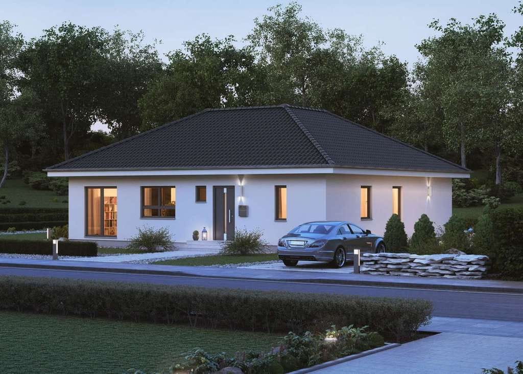 Immobilie in Basedow - schöner Bungalow mit überdachter Terrasse - Grundstück vorhanden - Bild 0